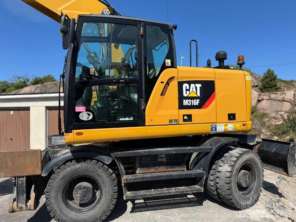 CAT M316F  휠 굴삭기