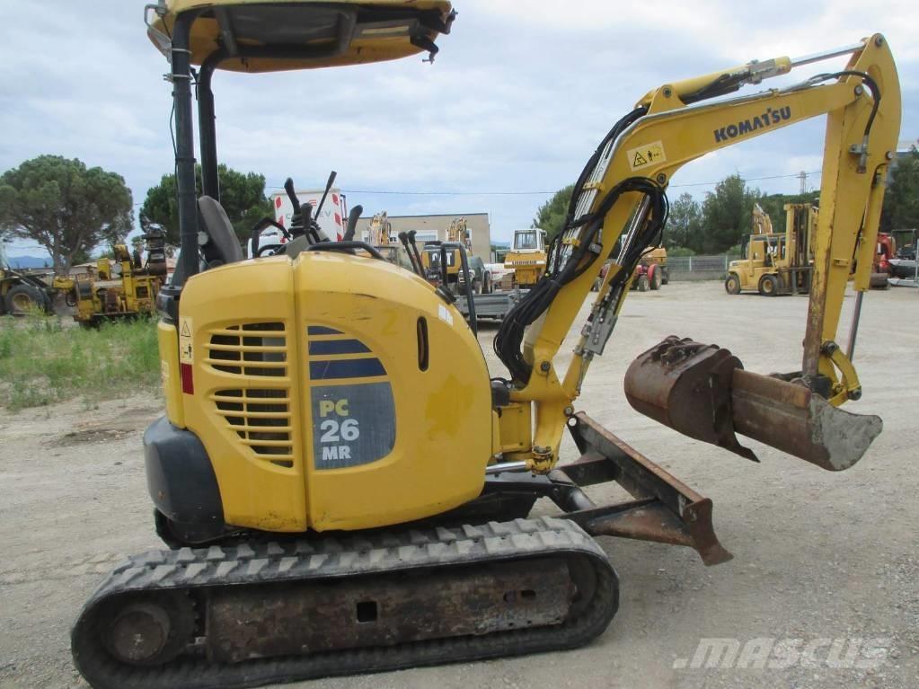 Komatsu PC 26 MR-3 소형 굴삭기 7톤 미만