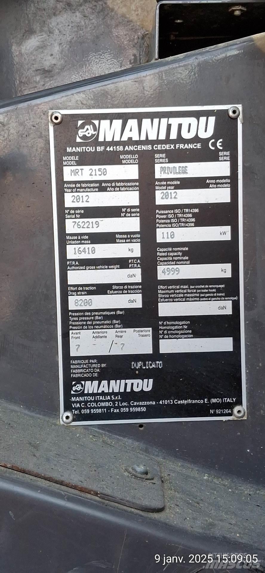 Manitou 2150MRT 텔러 핸들러