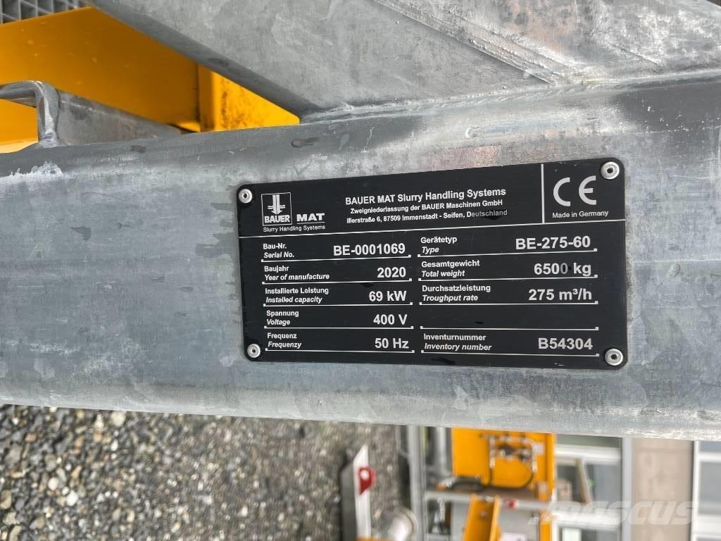 Bauer MAT BE 275-60 건설 장비 - 기타