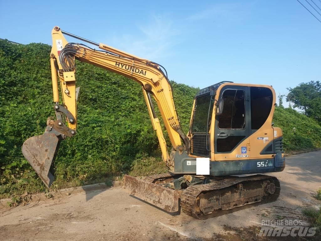 Hyundai Robex 55 소형 굴삭기 7톤 미만