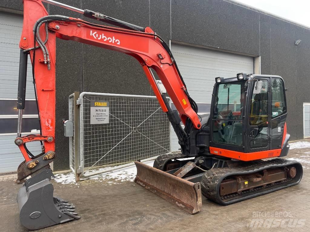 Kubota KX080-4a 중형굴삭기 7톤-28톤