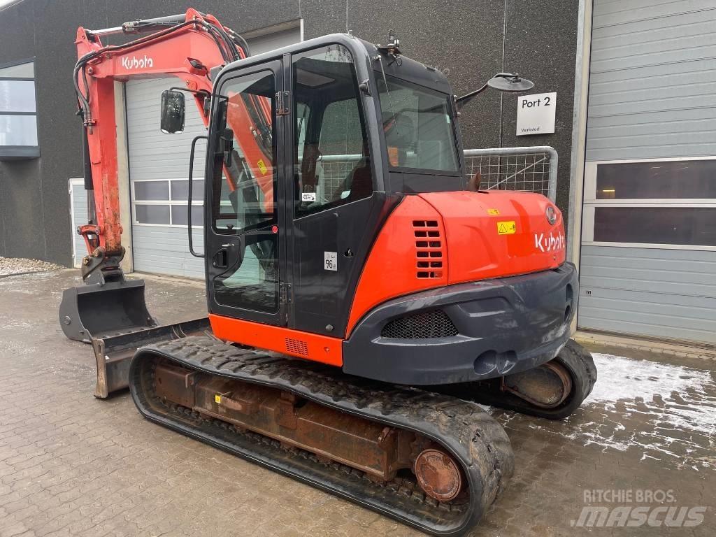 Kubota KX080-4a 중형굴삭기 7톤-28톤
