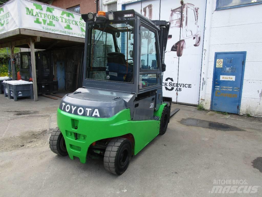 Toyota Elmotvikt 전동 지게차