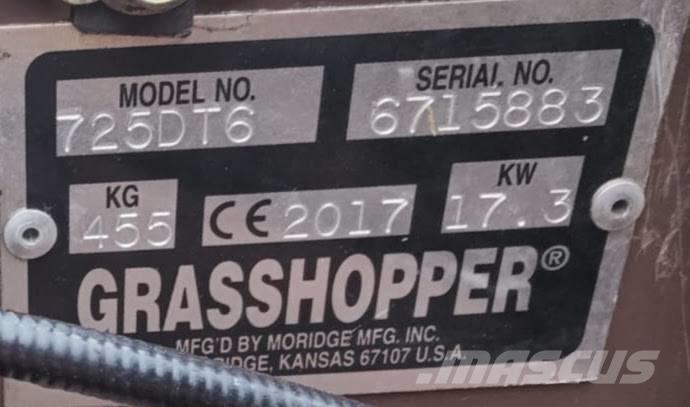 Grasshopper 725 DT 6 회전식 잔디깎기
