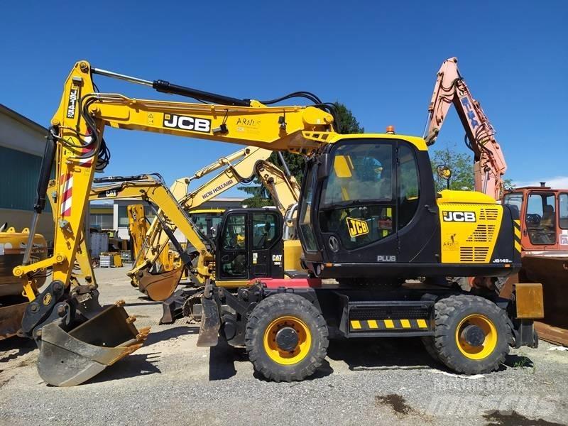 JCB JS 145 W  휠 굴삭기