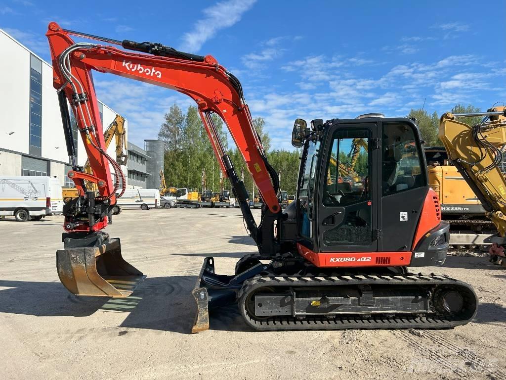 Kubota KX 080-4 A2 중형굴삭기 7톤-28톤
