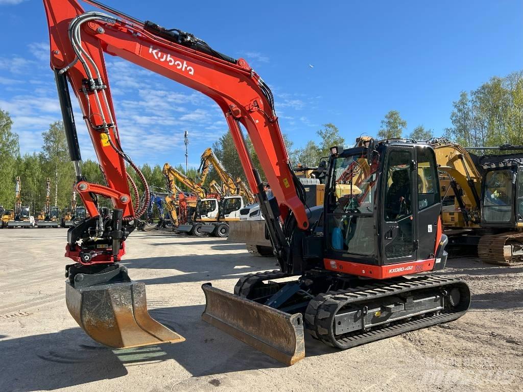 Kubota KX 080-4 A2 중형굴삭기 7톤-28톤