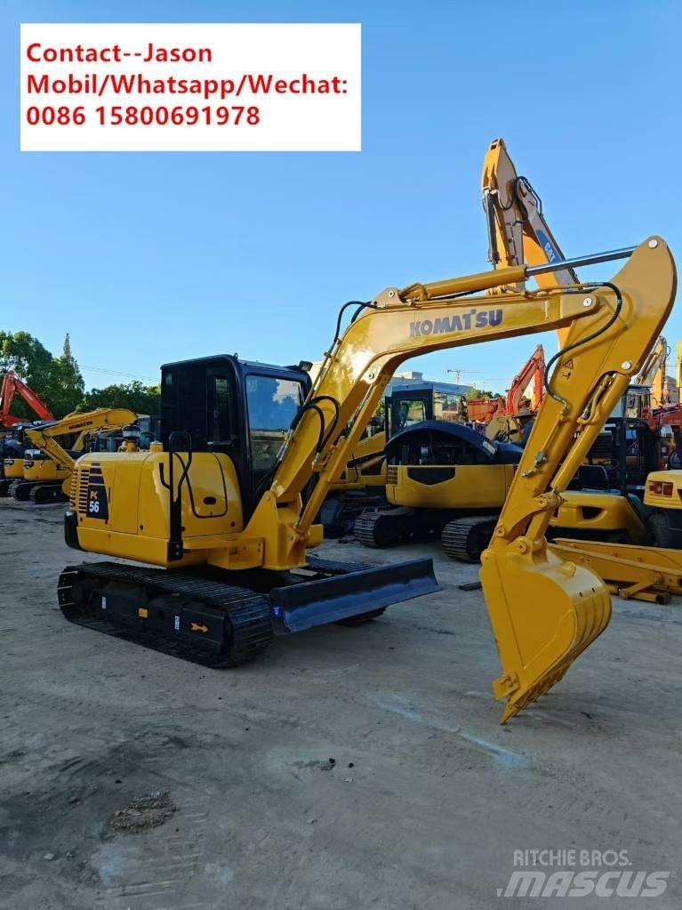Komatsu PC 56 소형 굴삭기 7톤 미만