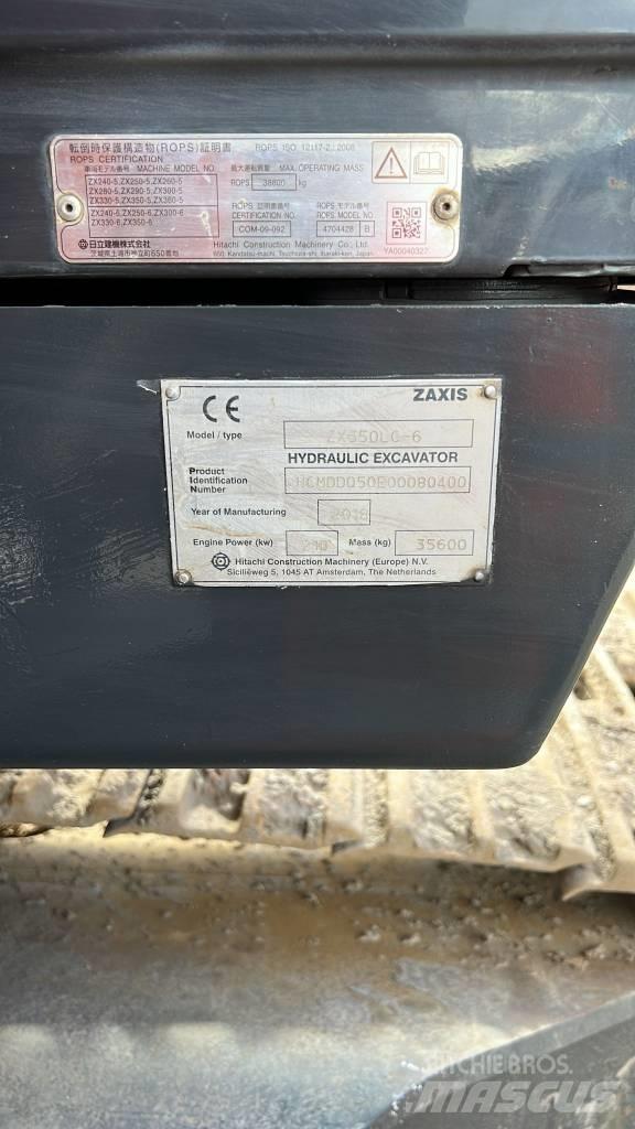 Hitachi ZX350-6 대형 굴삭기 29톤 이상