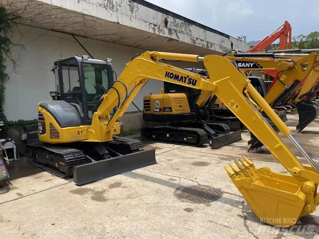 Komatsu PC 55 MR-2 소형 굴삭기 7톤 미만