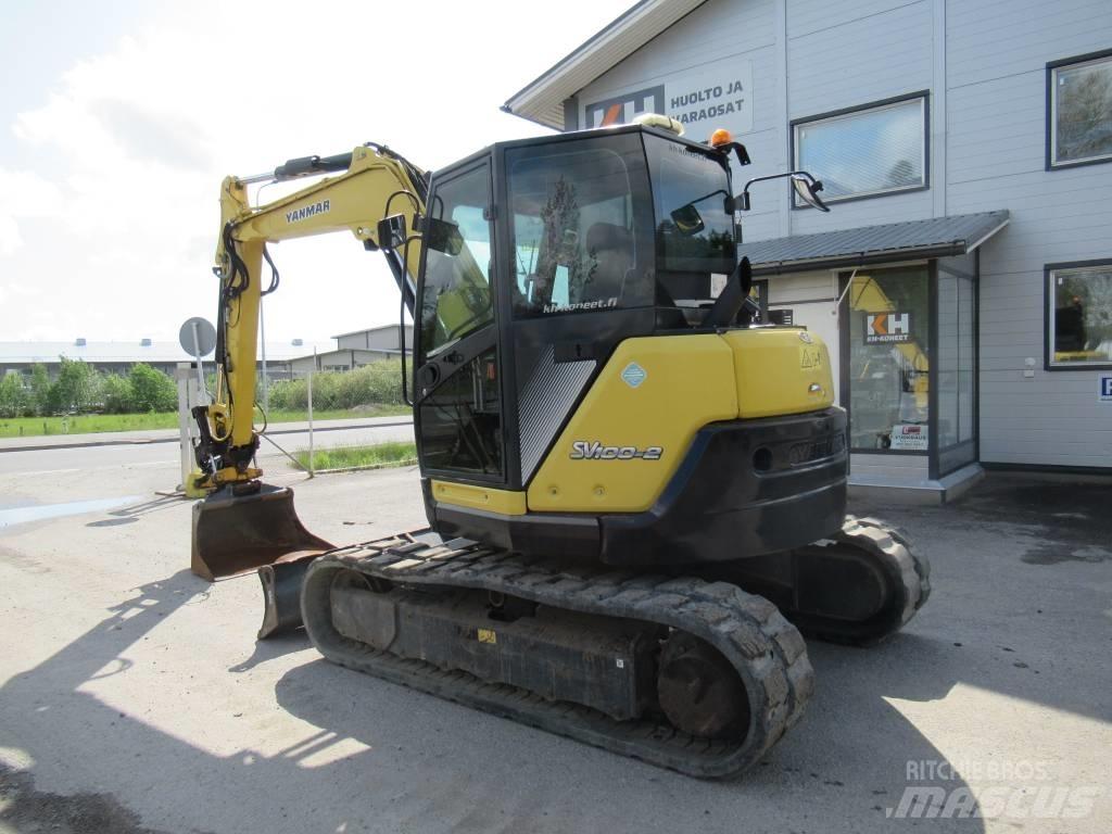 Yanmar SV 100-2A 중형굴삭기 7톤-28톤