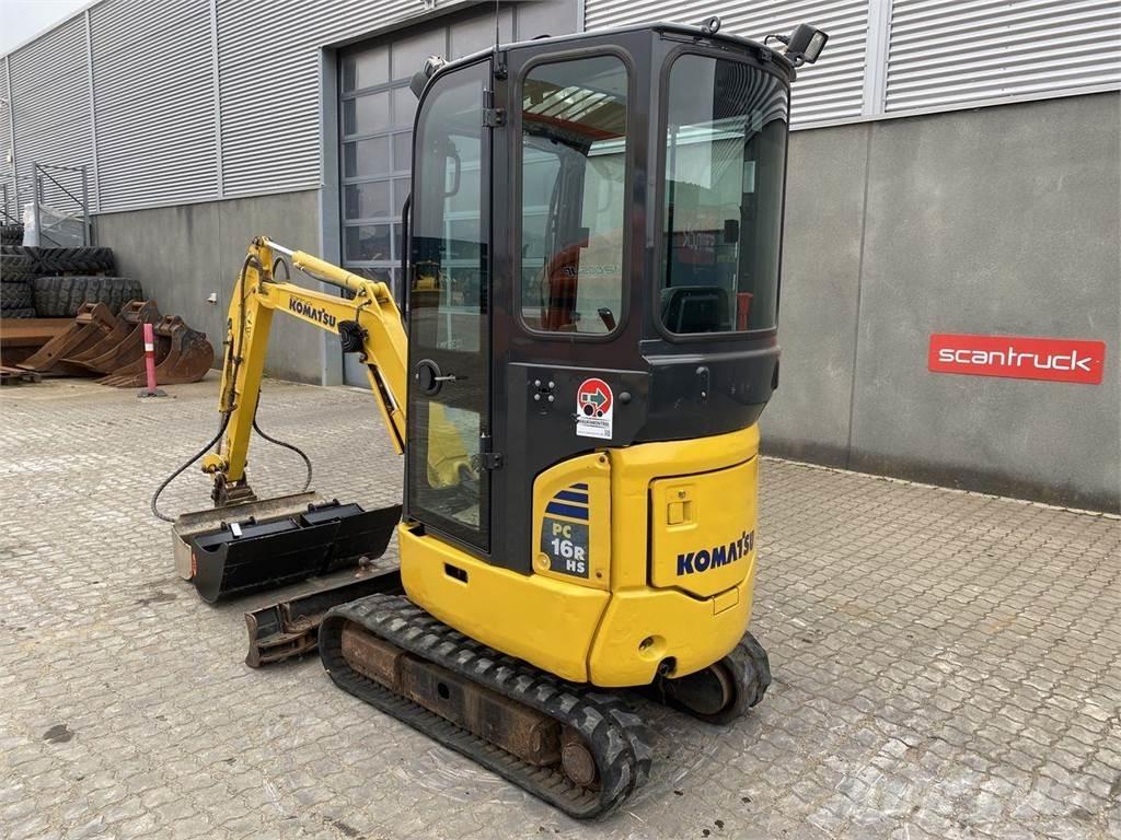 Komatsu PC16R-3HS  휠 굴삭기