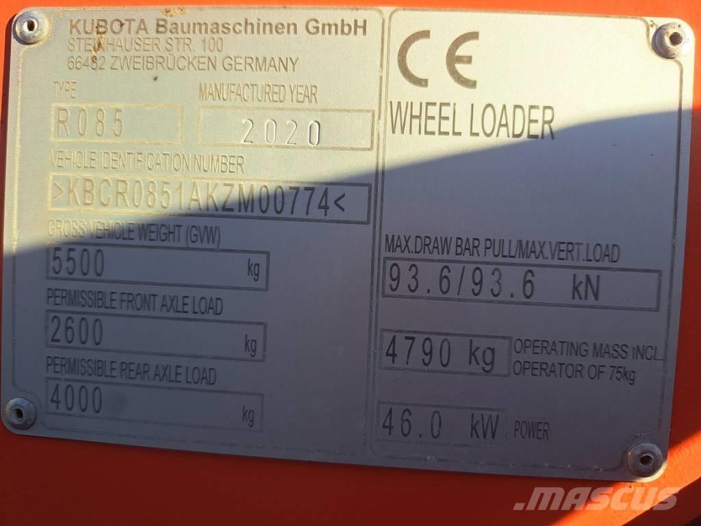 Kubota R 085  휠로우더