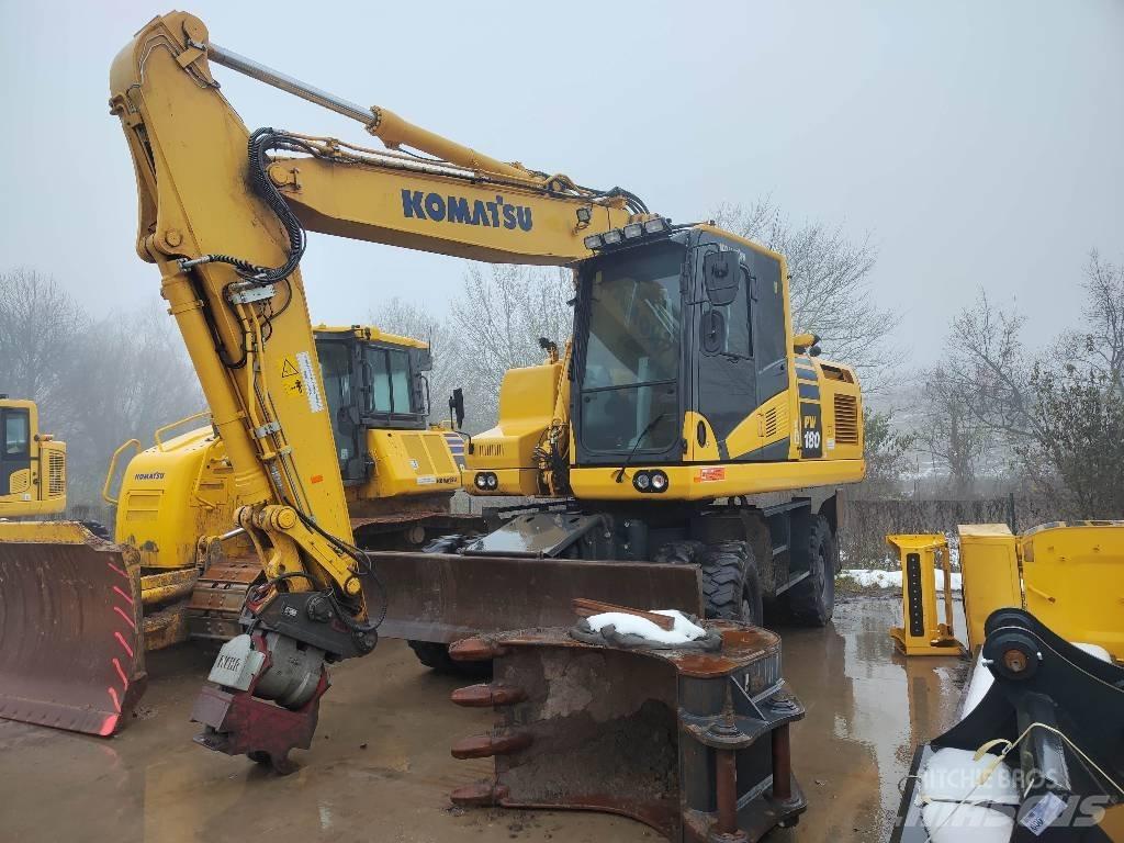 Komatsu PW180-11  휠 굴삭기