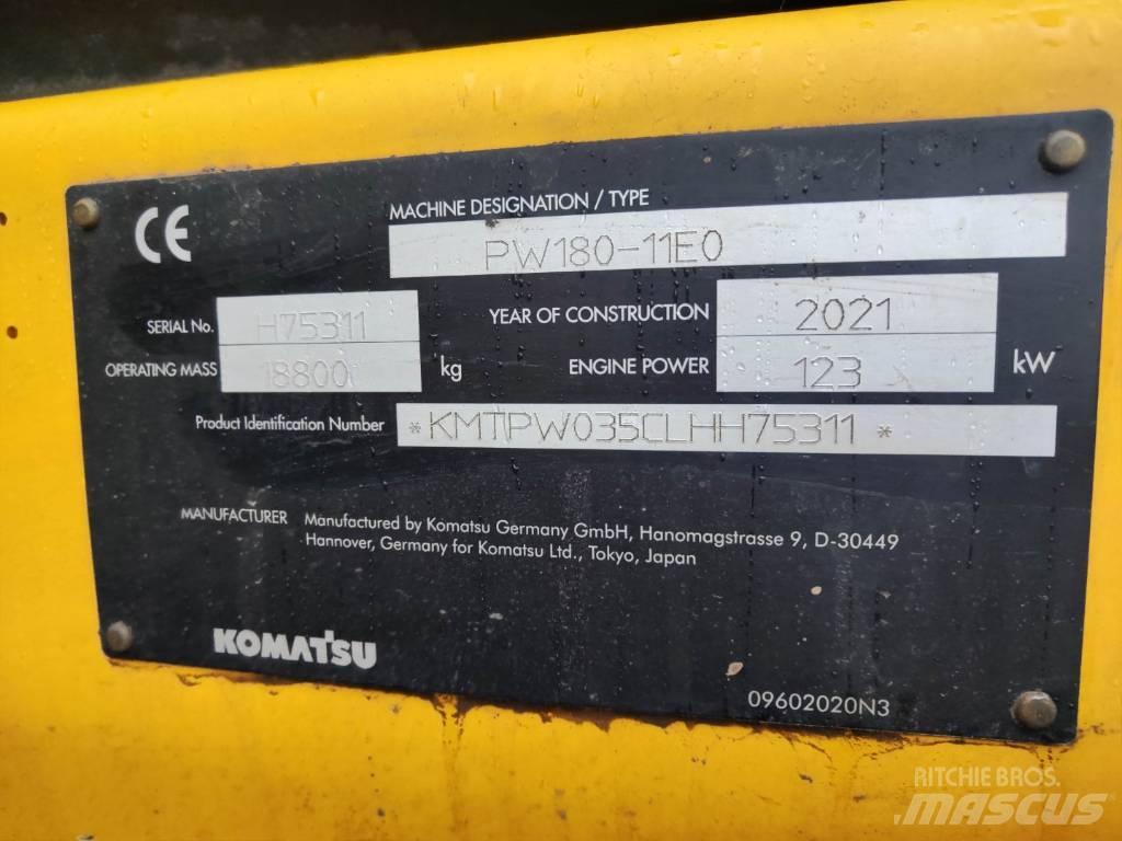 Komatsu PW180-11  휠 굴삭기