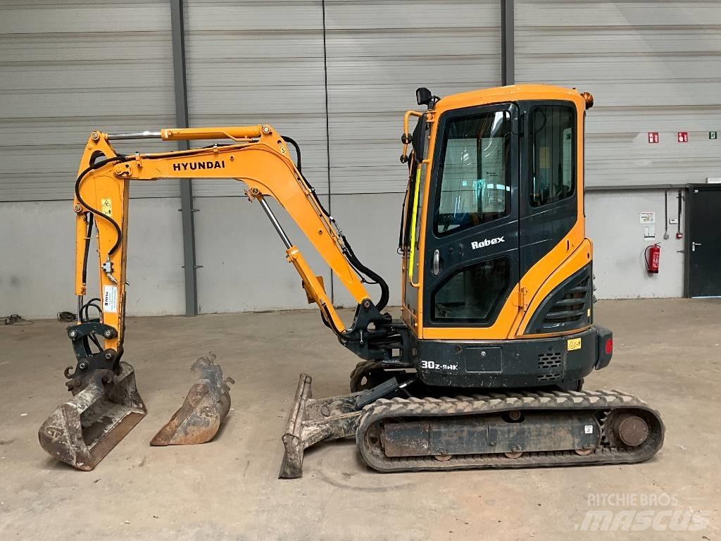 Hyundai 30 Z-9AK 소형 굴삭기 7톤 미만