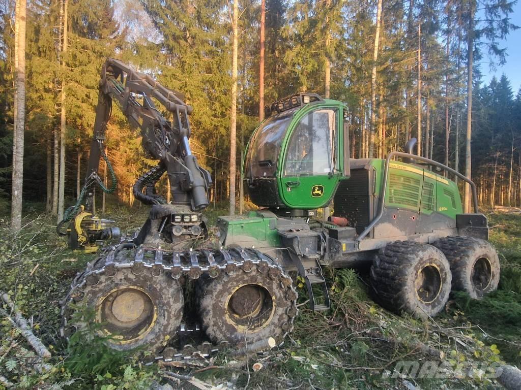 John Deere 1270G 원목 하베스터