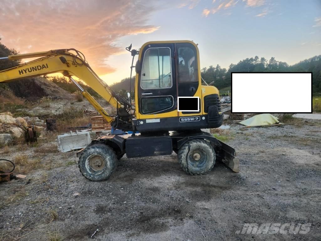 Hyundai Robex 55 W-7  휠 굴삭기