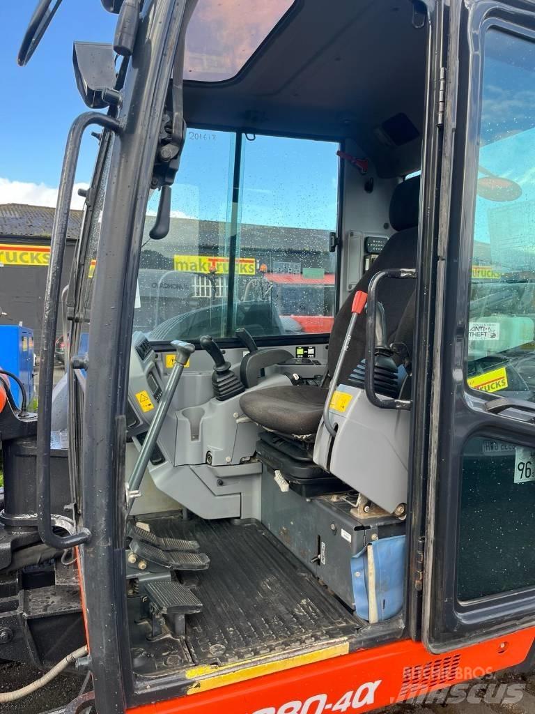 Kubota KX 080-4a 중형굴삭기 7톤-28톤