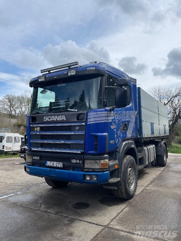 Scania 124 C 420 덤프 트럭
