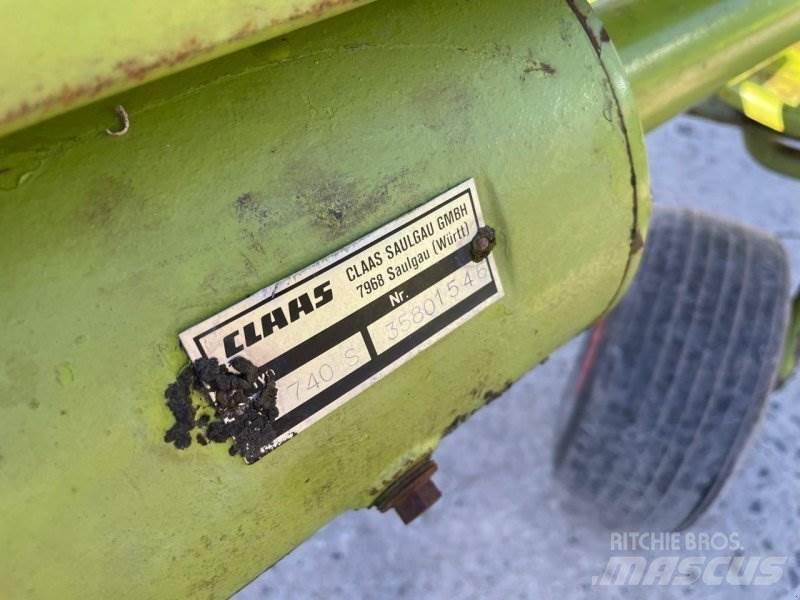 CLAAS 740 S 갈퀴 및 테더
