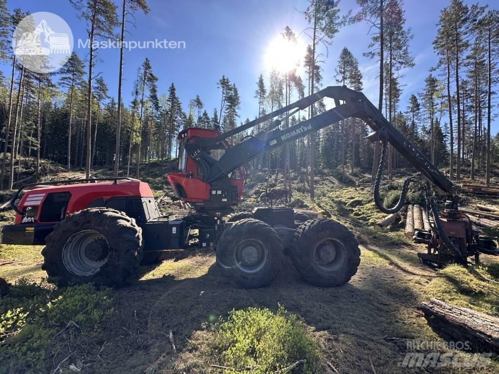 Komatsu 951 원목 하베스터