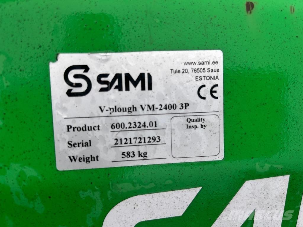 Sami VB2400 제설 블레이드 및 제설기