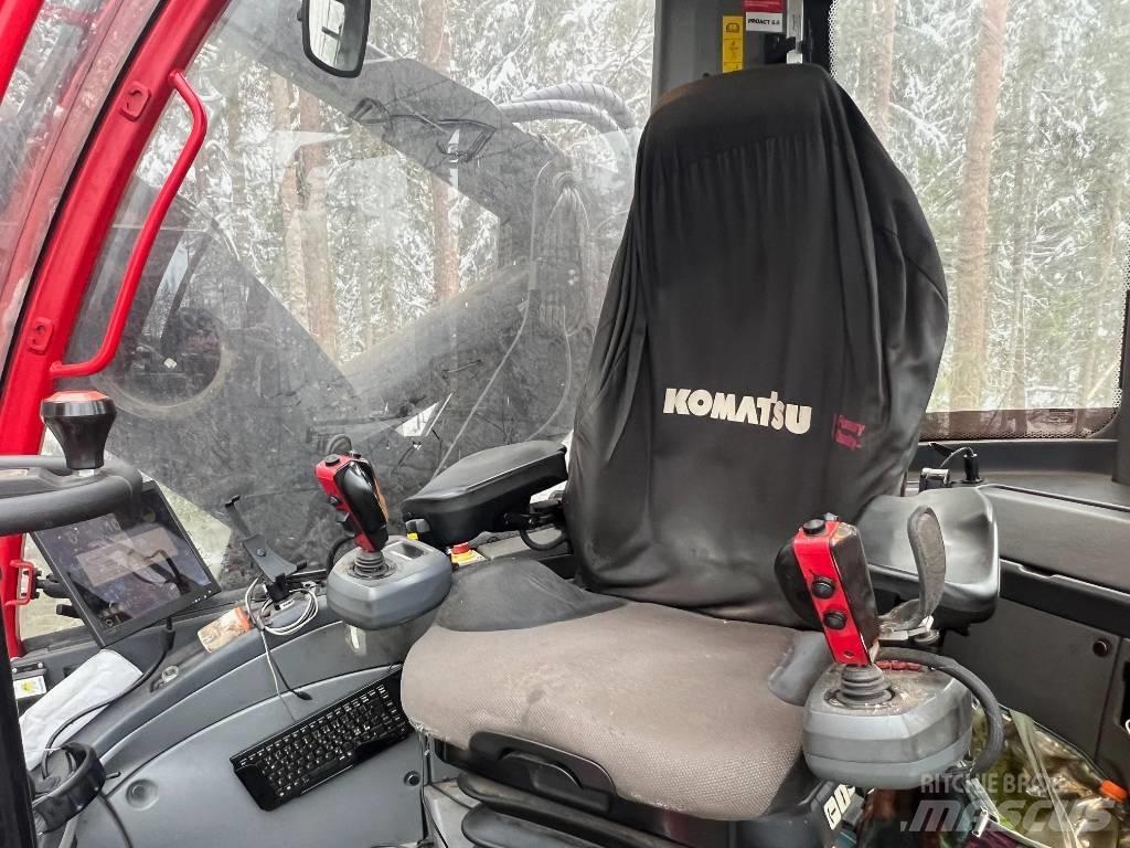 Komatsu 931xc 원목 하베스터