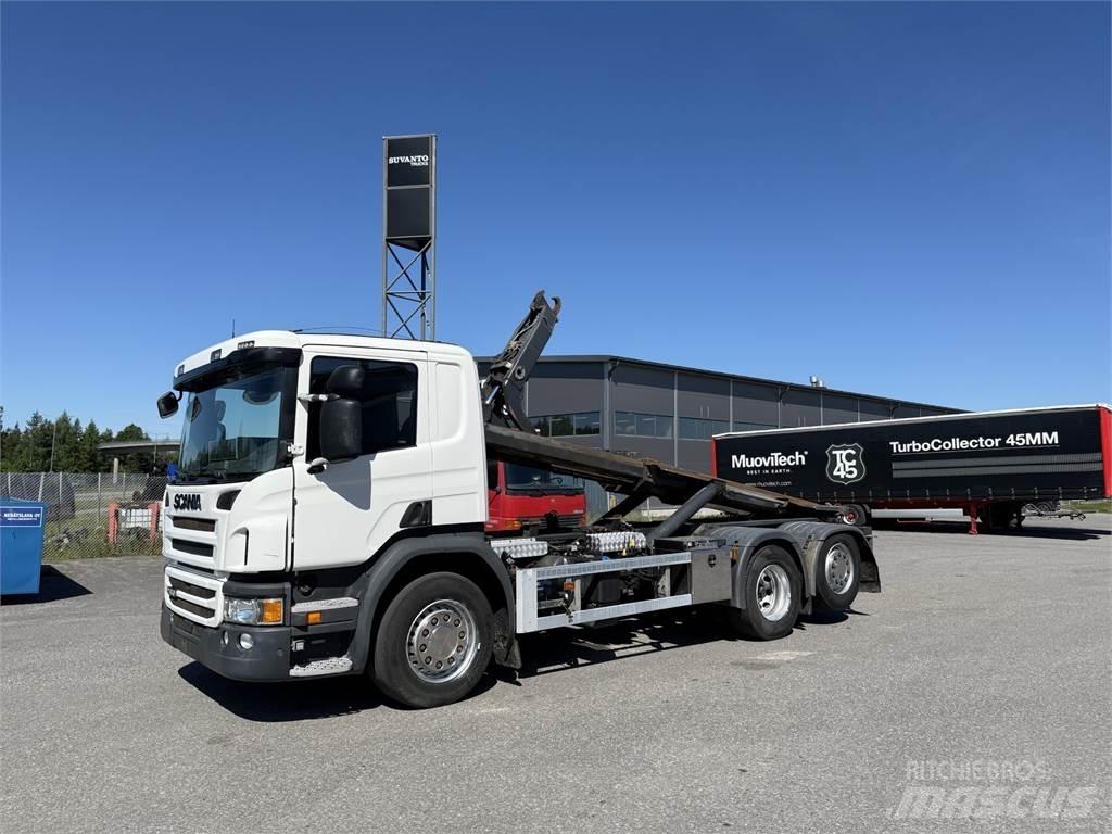 Scania P450 6X2 훅 리프트 트럭