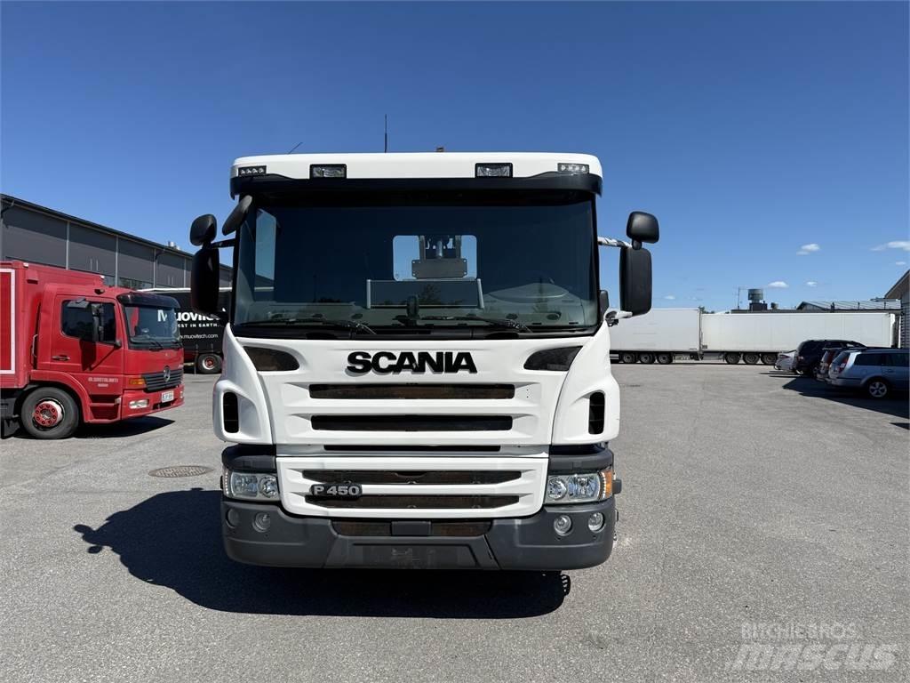 Scania P450 6X2 훅 리프트 트럭