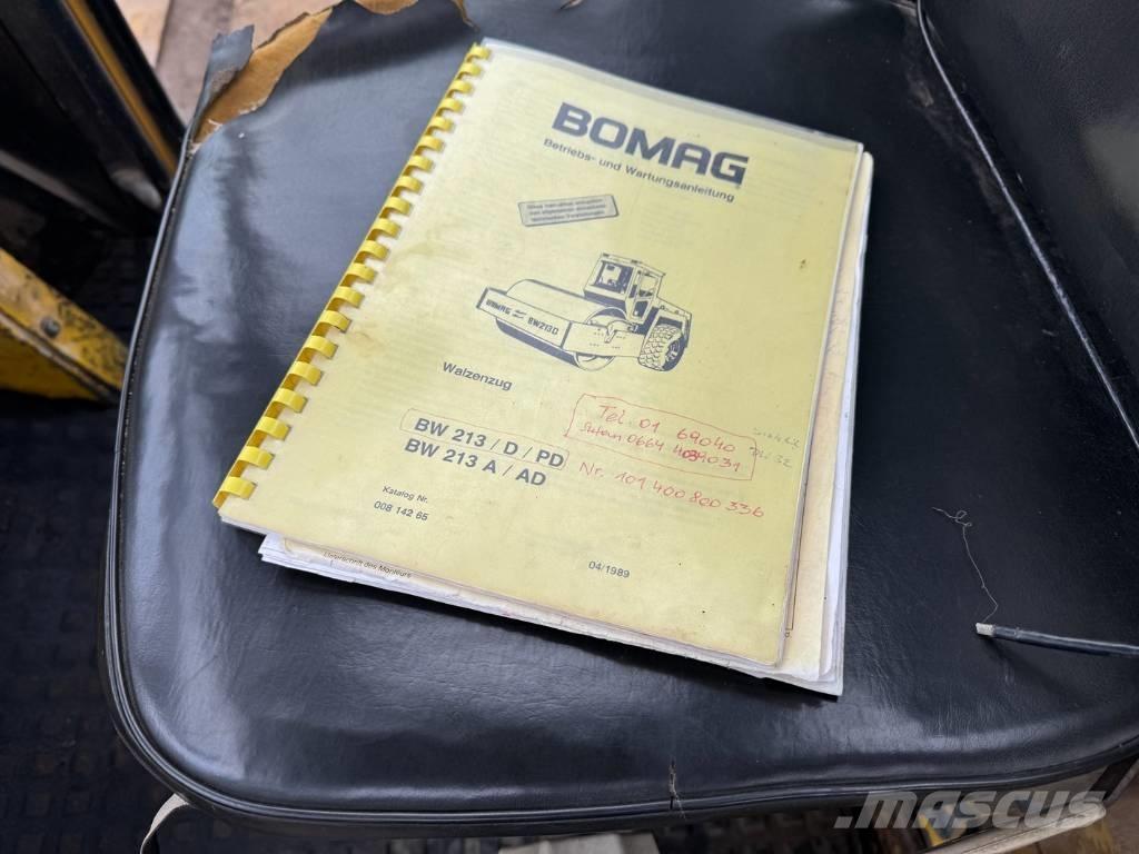 Bomag BW 213 D 싱글 드럼 롤러