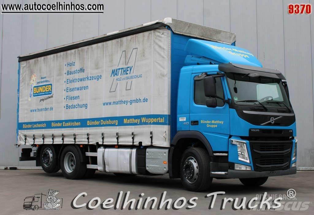 Volvo FM 410 커튼사이더 트럭