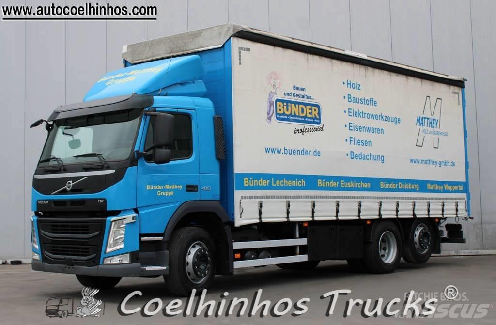 Volvo FM 410 커튼사이더 트럭