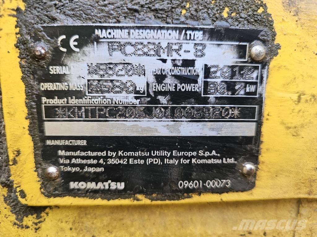 Komatsu PC 88 MR-8 중형굴삭기 7톤-28톤