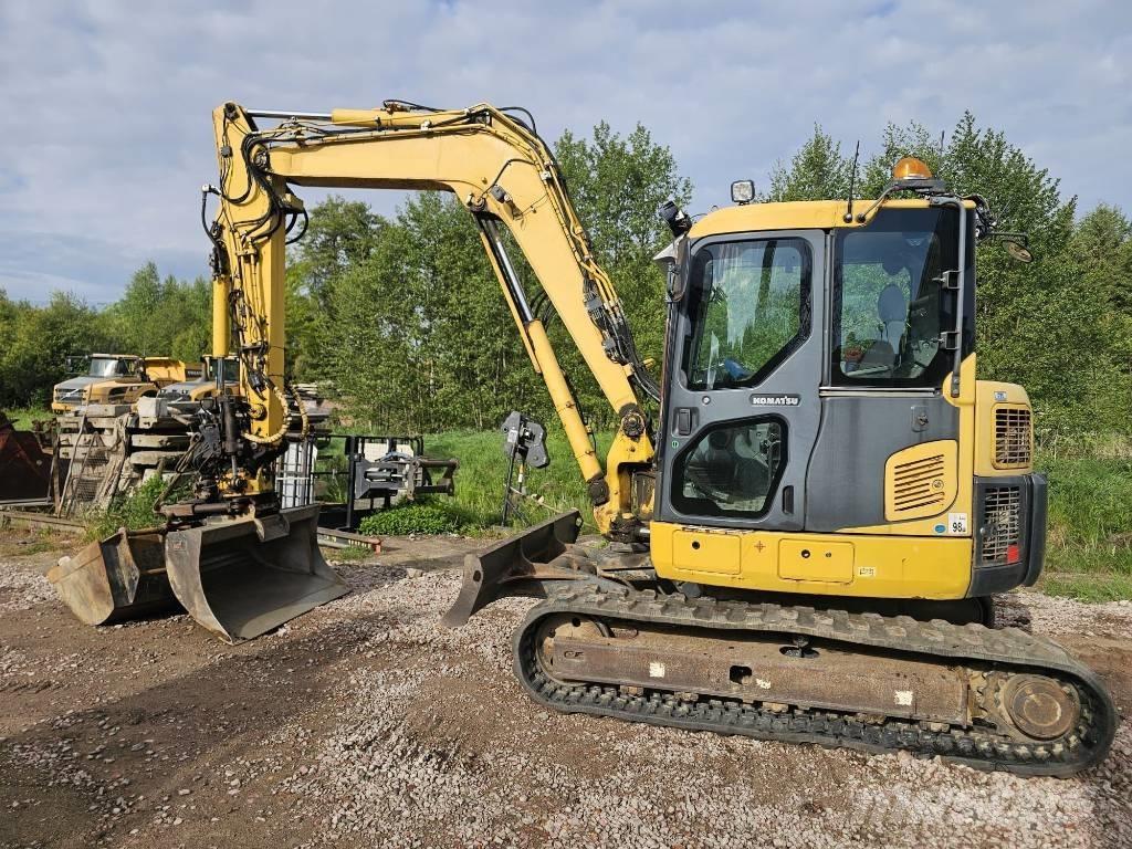Komatsu PC 88 MR-8 중형굴삭기 7톤-28톤