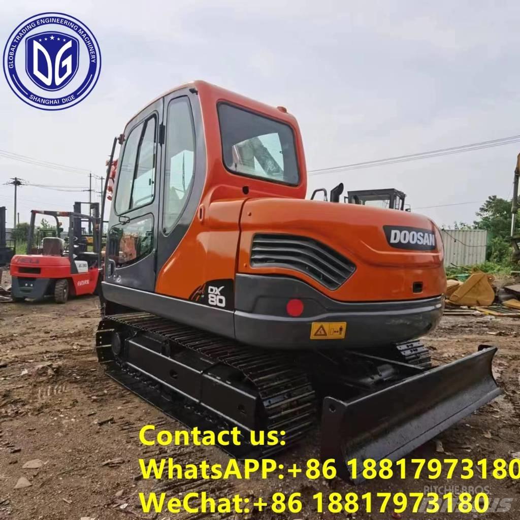 Doosan DX 80 대형 굴삭기 29톤 이상