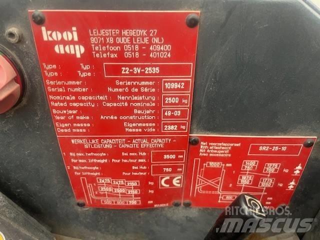 Kooi-Aap Z2-3V-2535 디젤 지게차
