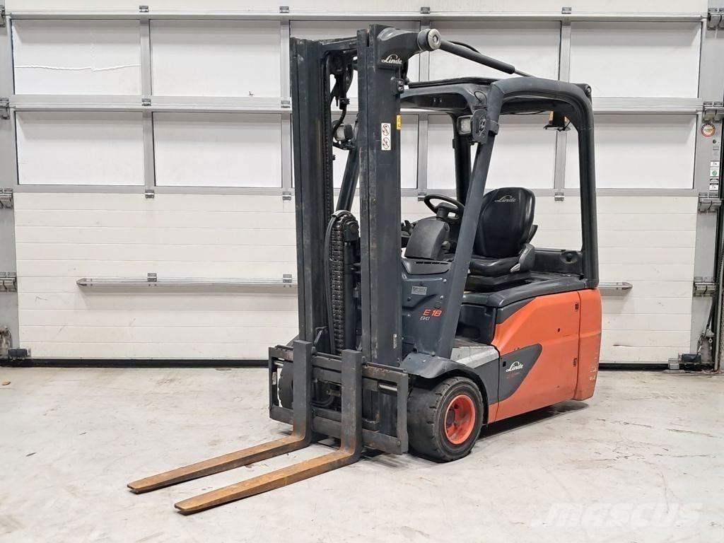 Linde E18-02 전동 지게차