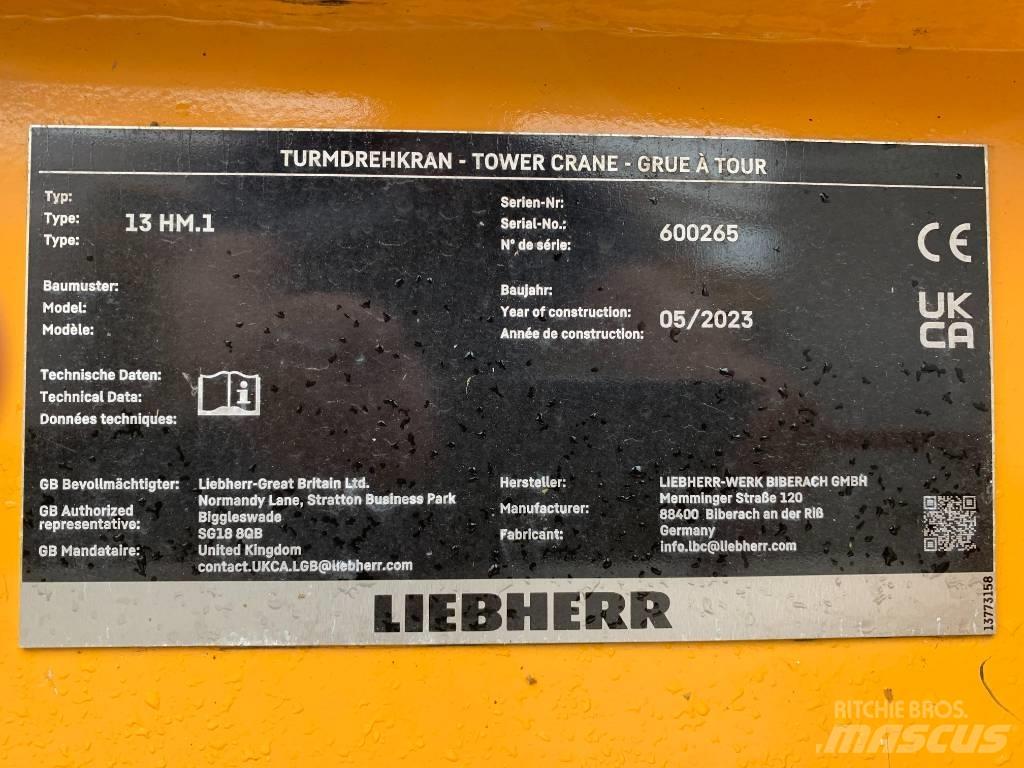 Liebherr 13HM 타워 크레인