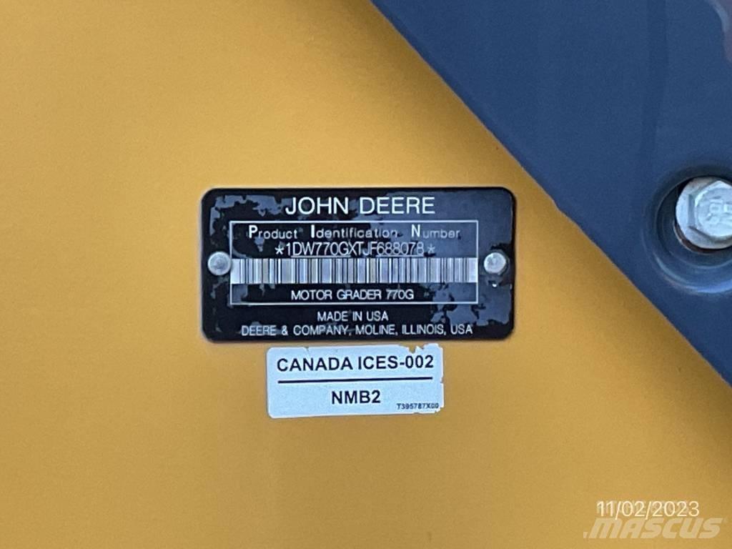 John Deere 770 G 그레이더