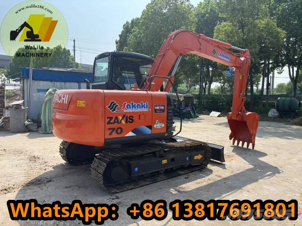Hitachi ZX 70 소형 굴삭기 7톤 미만