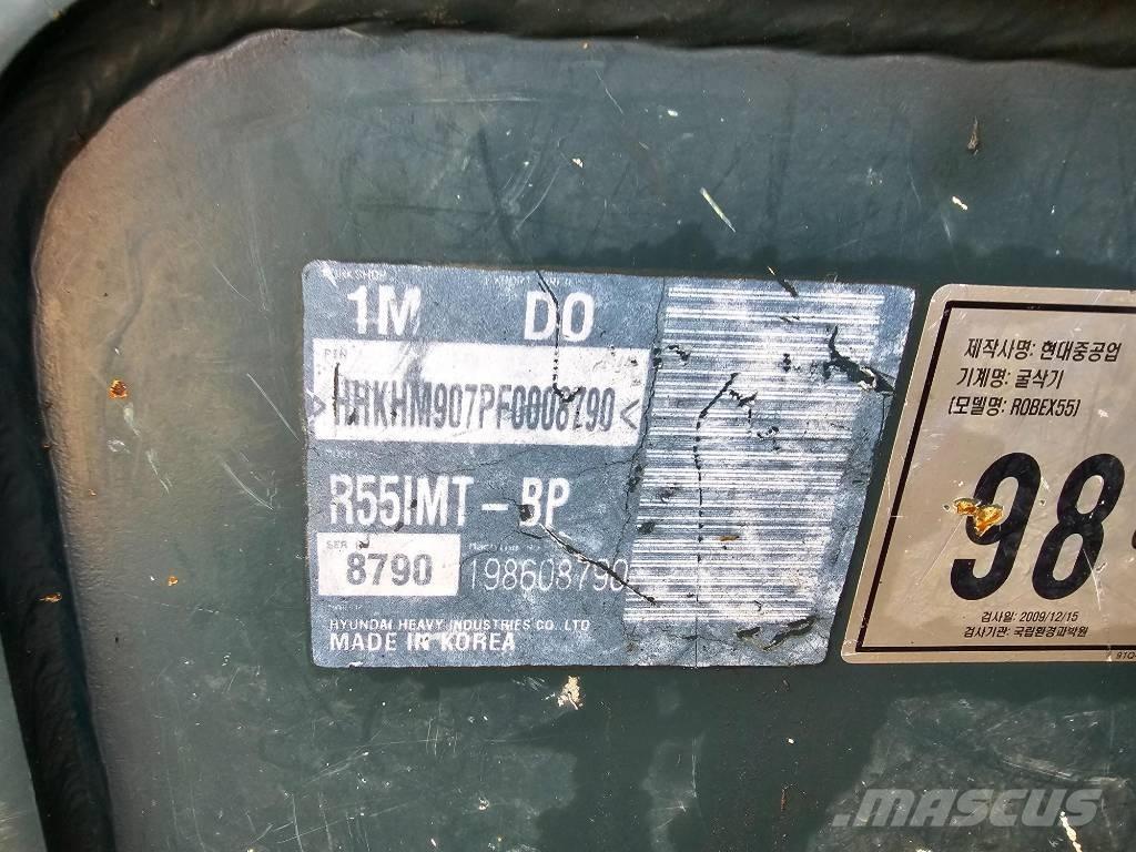 Hyundai Robex 55 소형 굴삭기 7톤 미만