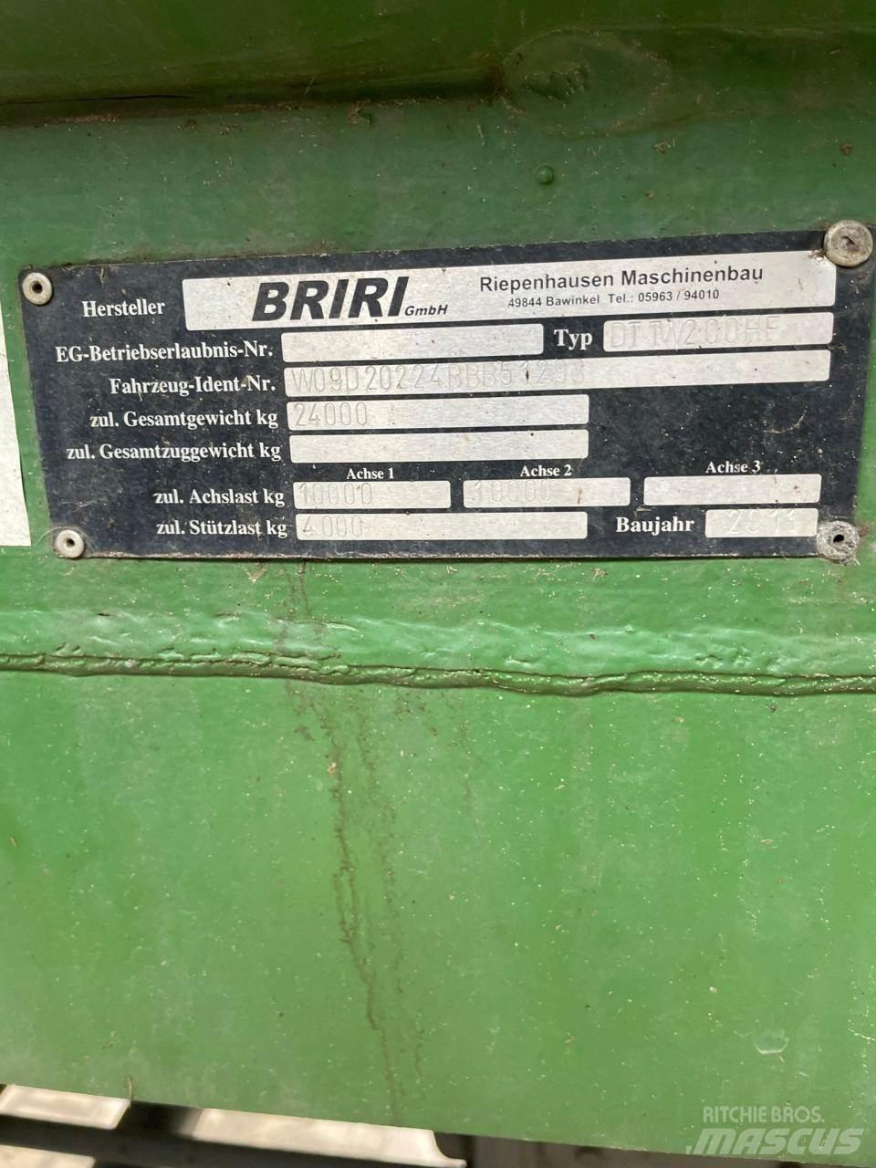 Briri Güllefass 슬러리 탱커