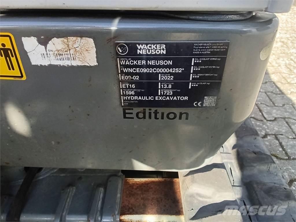 Wacker Neuson ET16 대형 굴삭기 29톤 이상