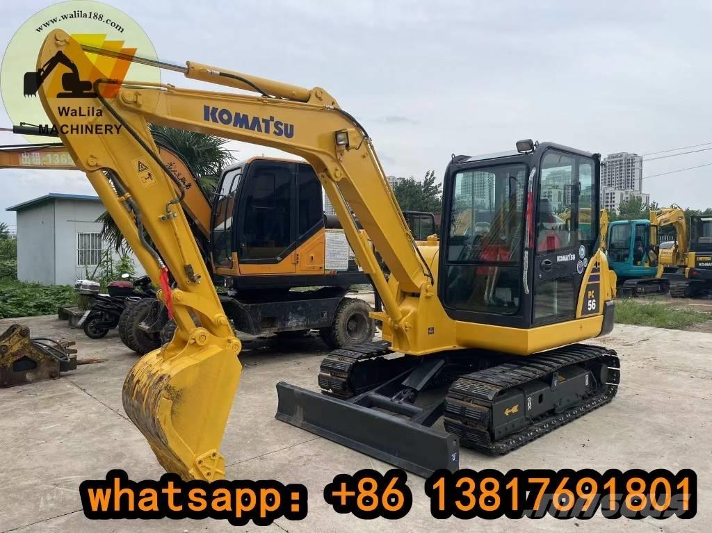 Komatsu PC 56-7 소형 굴삭기 7톤 미만