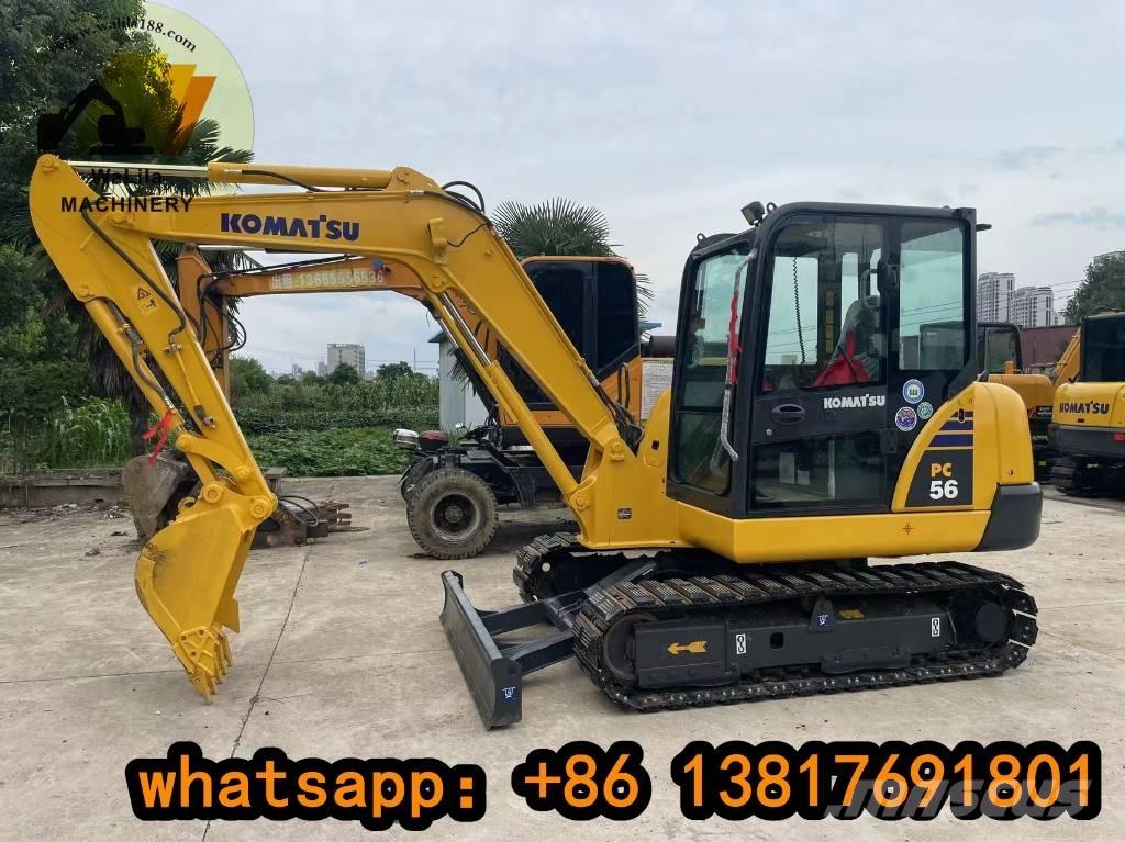 Komatsu PC 56-7 소형 굴삭기 7톤 미만