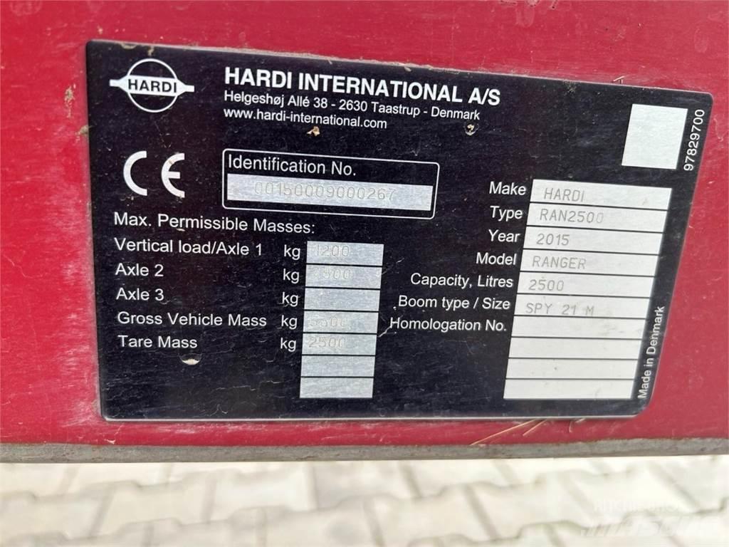 Hardi Ranger 2500 견인형 분무기