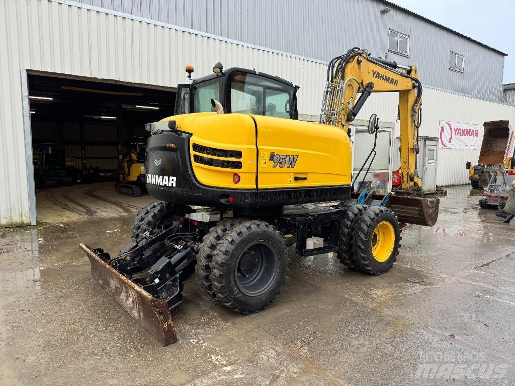 Yanmar B95W (40408)  휠 굴삭기