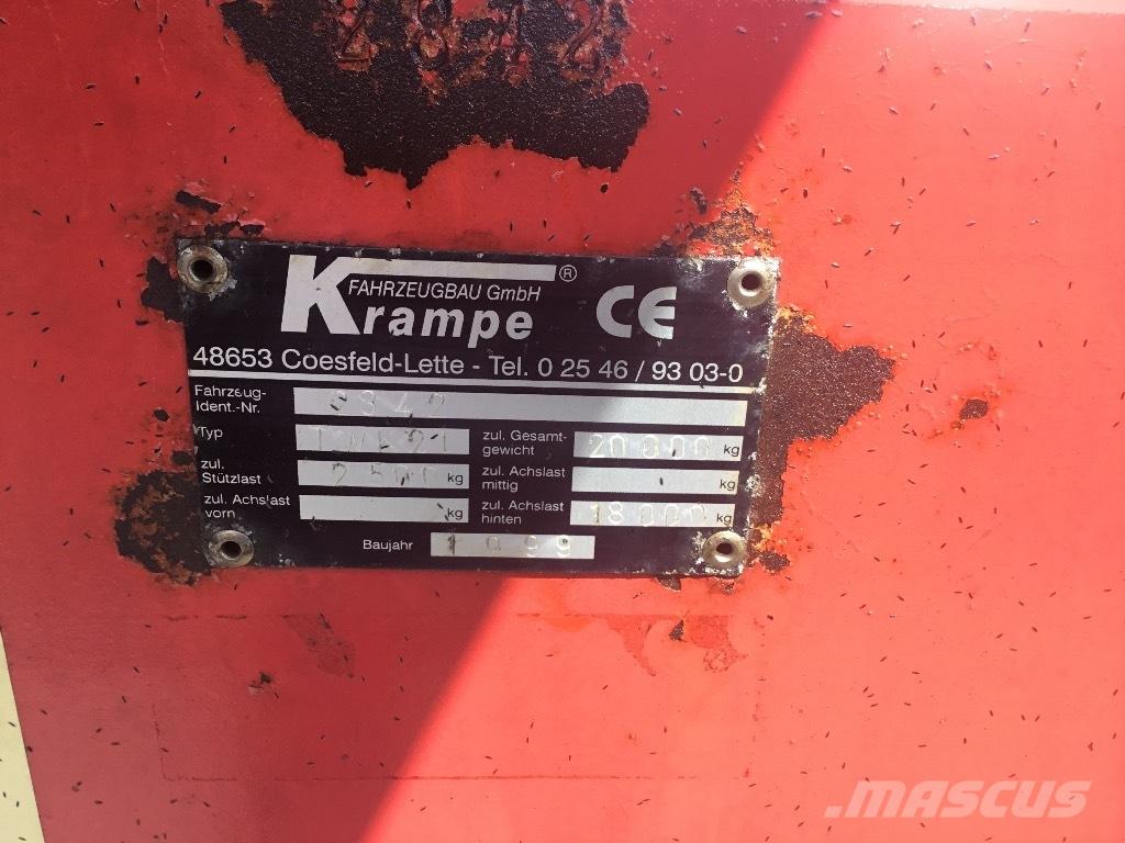 Krampe TWK21 티퍼 트레일러